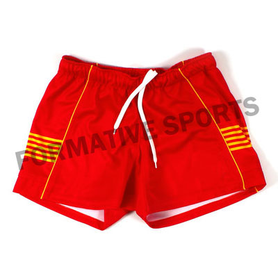 Customised Cut And Sew Rugby Team Shorts Manufacturers in Sioux Falls
